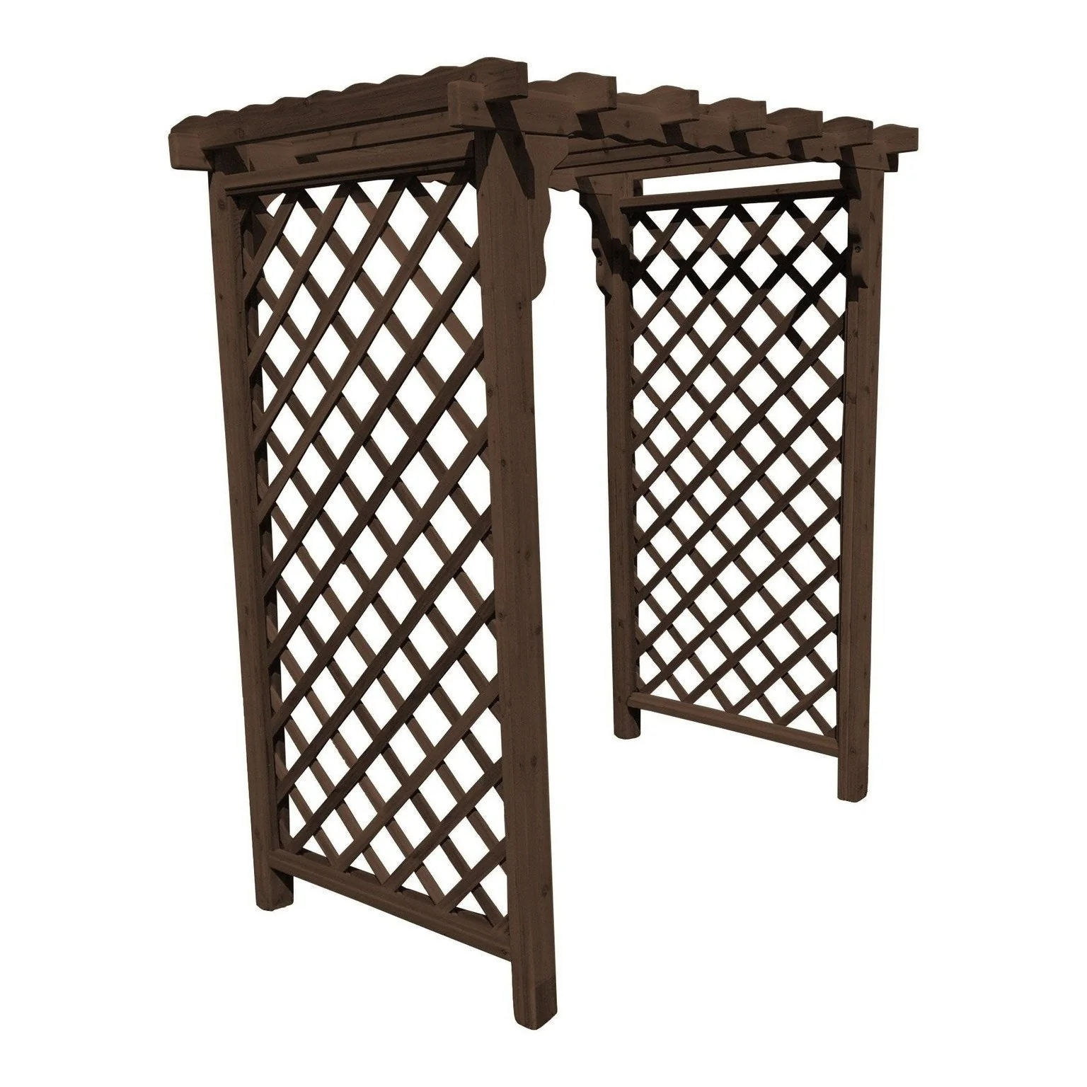 A & L Furniture Amish Handcrafted Cedar Wood Covington Arbor - Image 10