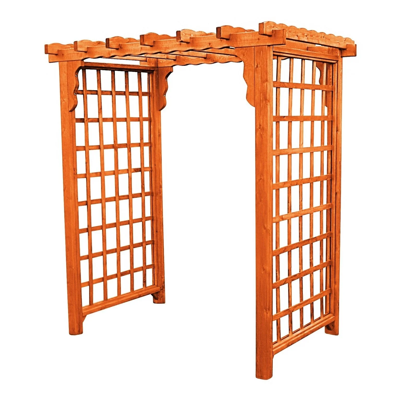 A & L Furniture Amish Handcrafted Cedar Wood Lexington Arbor - Image 5