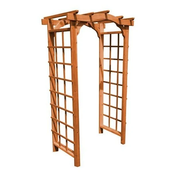 A & L Furniture Amish Handcrafted Cedar Wood Madison Arbor - Image 2