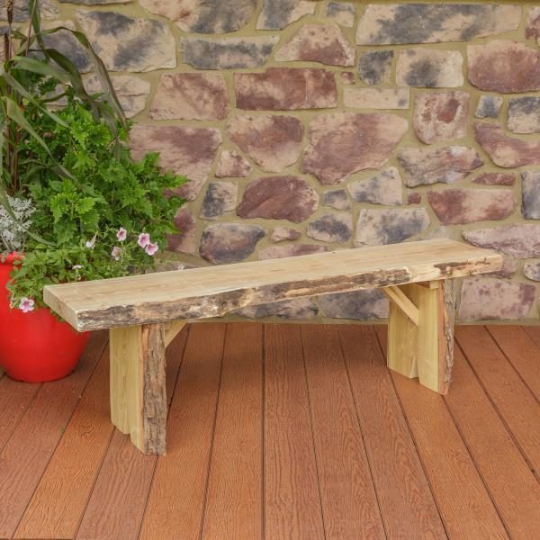 A & L Furniture Blue Mountain Wildwood Bench - Image 18