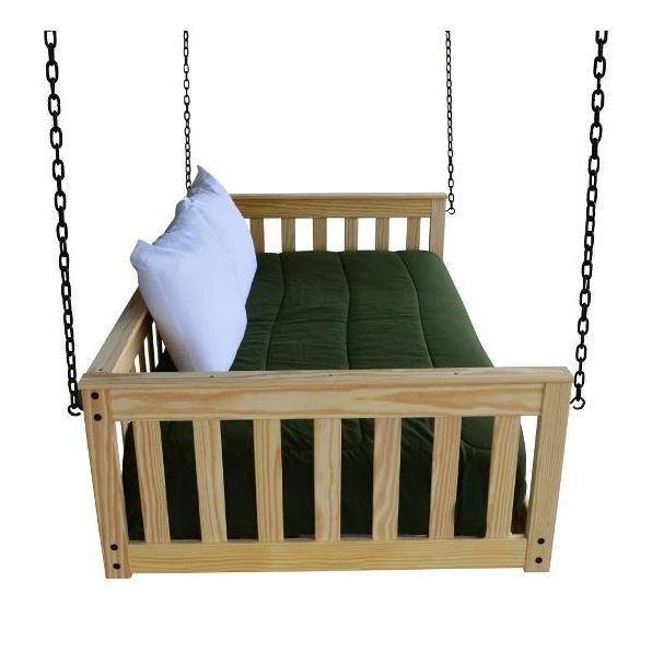 A & L Furniture Mission Hanging Daybed with Chain - Image 2
