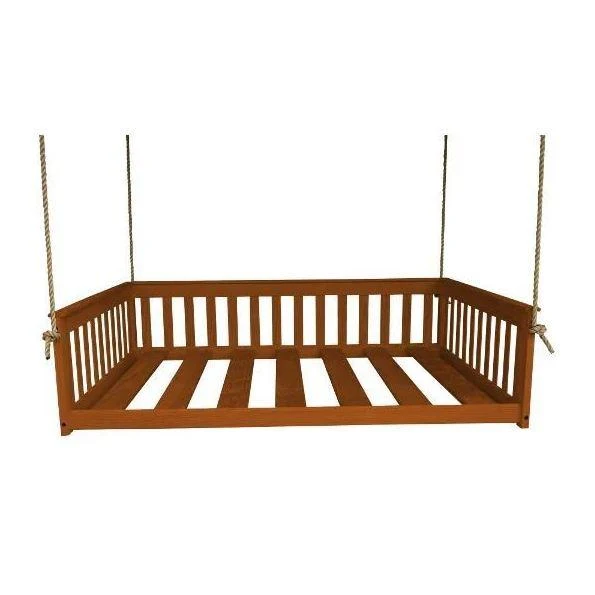 A & L Furniture Mission Hanging Daybed with Rope - Image 2