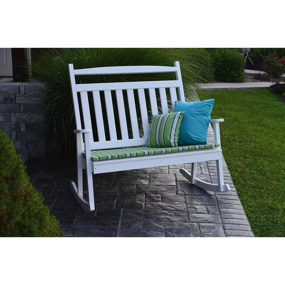 A & L Furniture Poly Classic Double Rocker - Image 7