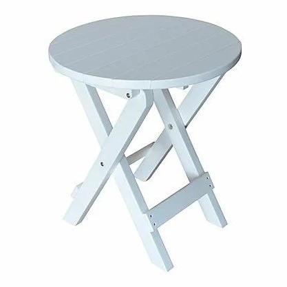 A & L Furniture Poly Coronado Round Folding Bistro Table - Image 16