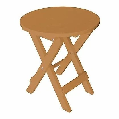 A & L Furniture Poly Coronado Round Folding Bistro Table - Image 8