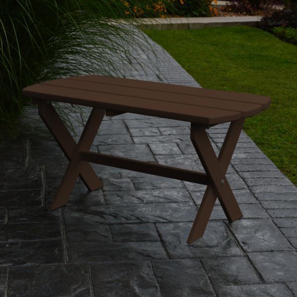 A & L Furniture Poly Folding Oval Coffee Table - Image 5