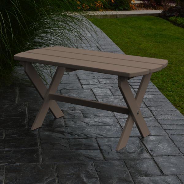 A & L Furniture Poly Folding Oval Coffee Table - Image 7