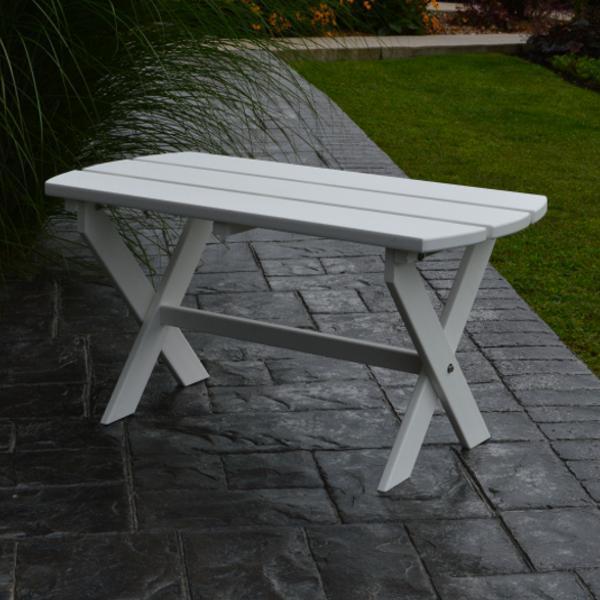 A & L Furniture Poly Folding Oval Coffee Table - Image 8