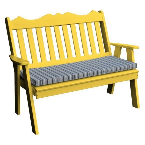 A & L Furniture Poly Royal English Garden Bench - Image 14