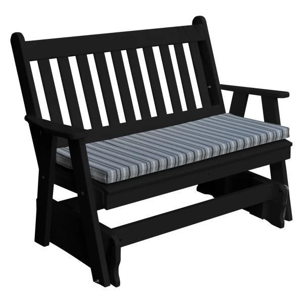 A & L Furniture Poly Traditional English Glider - Image 4