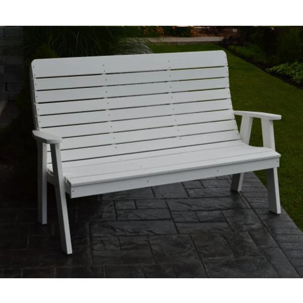A & L Furniture Poly Winston Garden Bench - Image 11