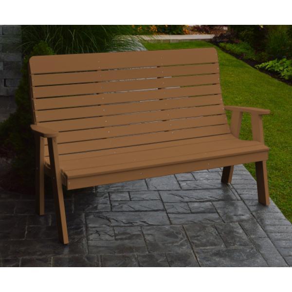 A & L Furniture Poly Winston Garden Bench - Image 6