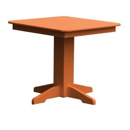 A & L Furniture Square Dining Table- Specify for FREE 2" Umbrella Hole - Image 14