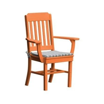A & L Furniture Traditional Dining Chair w/ Arms - Image 5