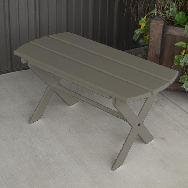 A & L Furniture Yellow Pine Folding Coffee Table - Image 7