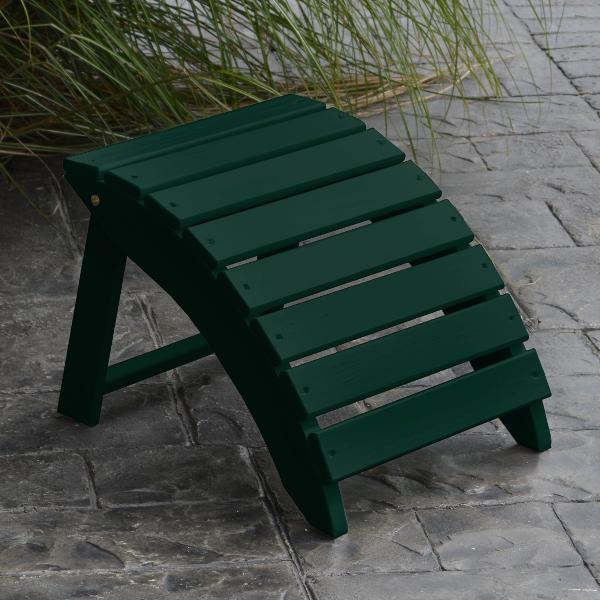 A & L Furniture Yellow Pine Folding Ottoman - Image 5