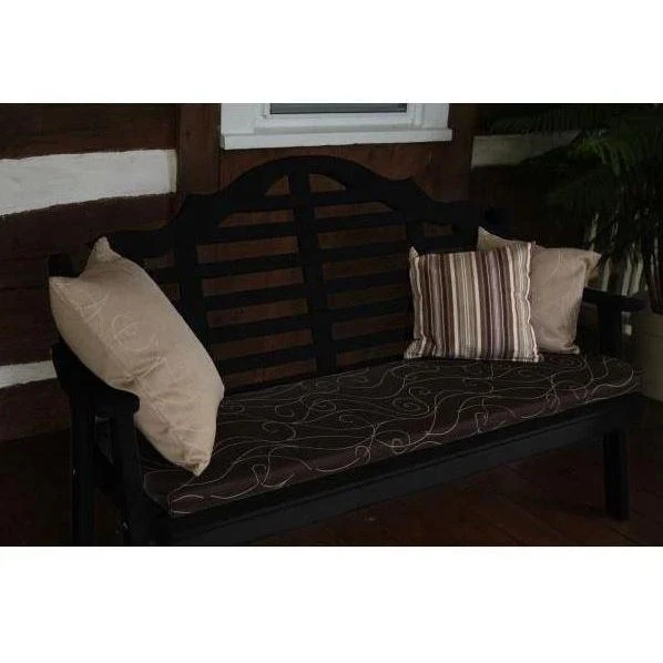 A & L Furniture Yellow Pine Marlboro Garden Bench - Image 9