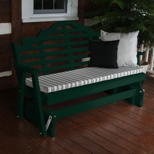 A & L Furniture Yellow Pine Marlboro Glider - Image 6