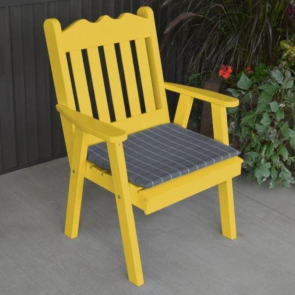 A & L Furniture Yellow Pine Royal English Chair - Image 3