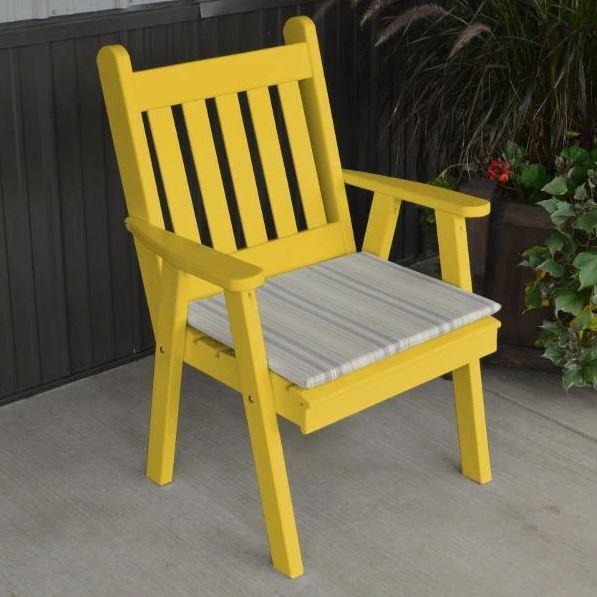 A & L Furniture Yellow Pine Royal English Chair - Image 5