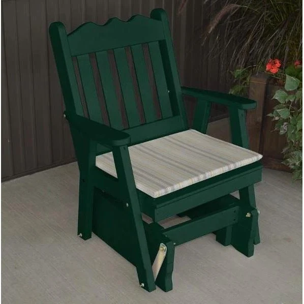 A & L Furniture Yellow Pine Royal English Glider Chair - Image 6