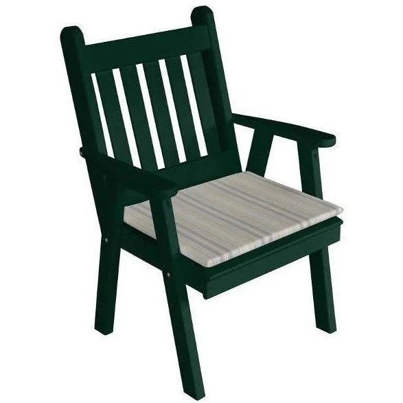 A & L Furniture Yellow Pine Traditional English Chair