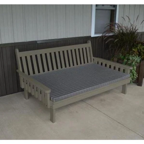 A & L Furniture Yellow Pine Traditional English Daybed - Image 4