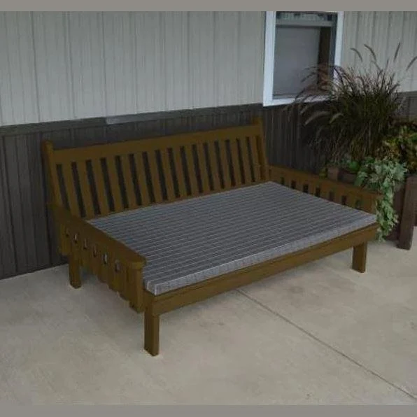 A & L Furniture Yellow Pine Traditional English Daybed - Image 7