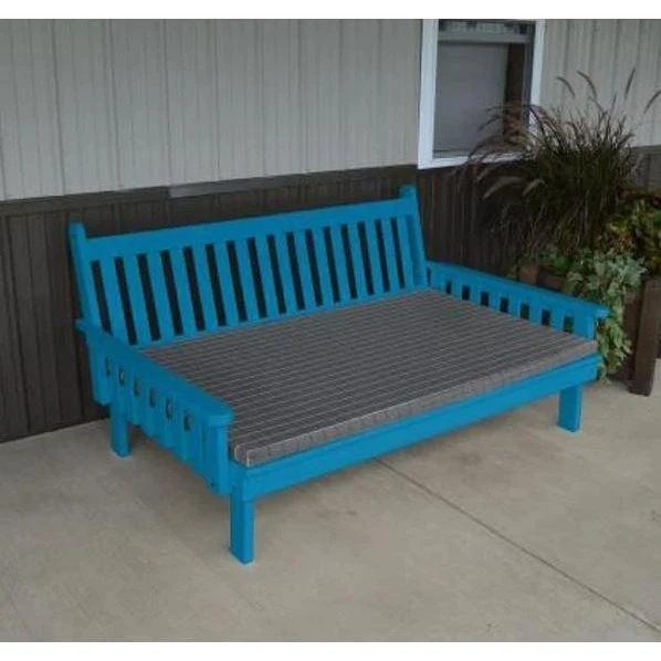 A & L Furniture Yellow Pine Traditional English Daybed - Image 9