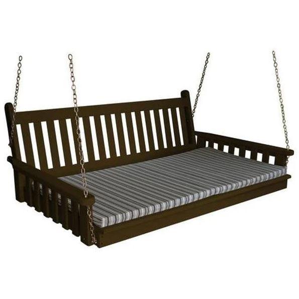 A & L Furniture Yellow Pine Traditional English Swingbed - Image 7