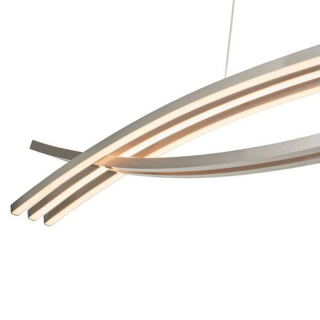 Abra Lighting Wishbone Crossed Frame Pendant 10017PN - Image 4