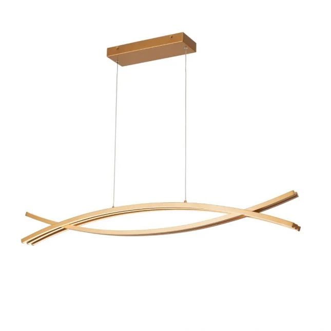 Abra Lighting Wishbone Crossed Frame Pendant 10017PN - Image 8