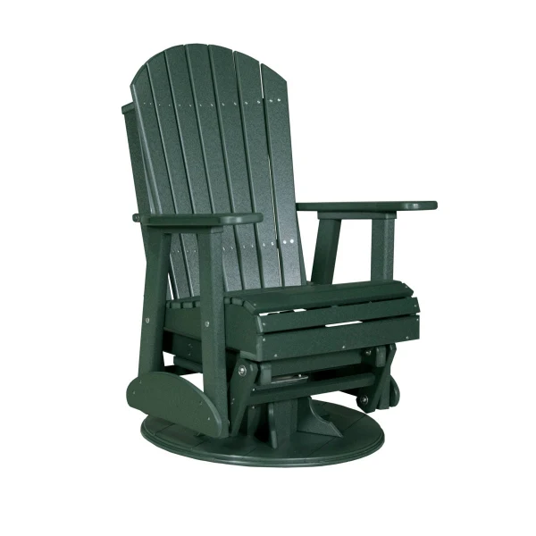 LuxCraft 2' Adirondack Swivel Glider Chair - Image 10