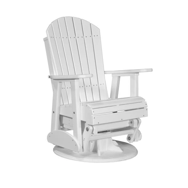LuxCraft 2' Adirondack Swivel Glider Chair - Image 14