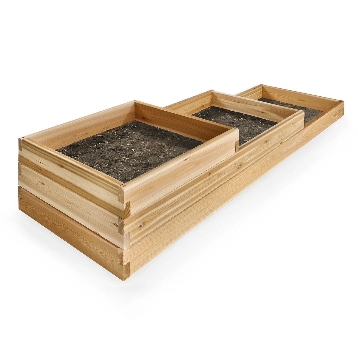 All Things Cedar 3-Step Tiered Garden Box RGT15 - Image 2