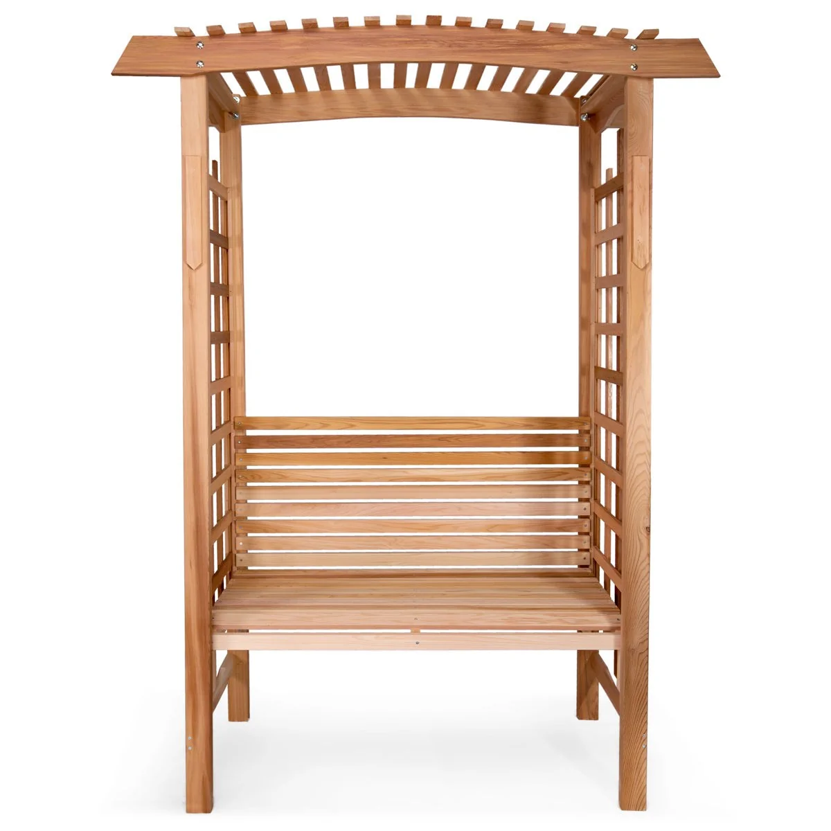 All Things Cedar 5-ft Garden Arbor with Bench GA87-B - Image 3