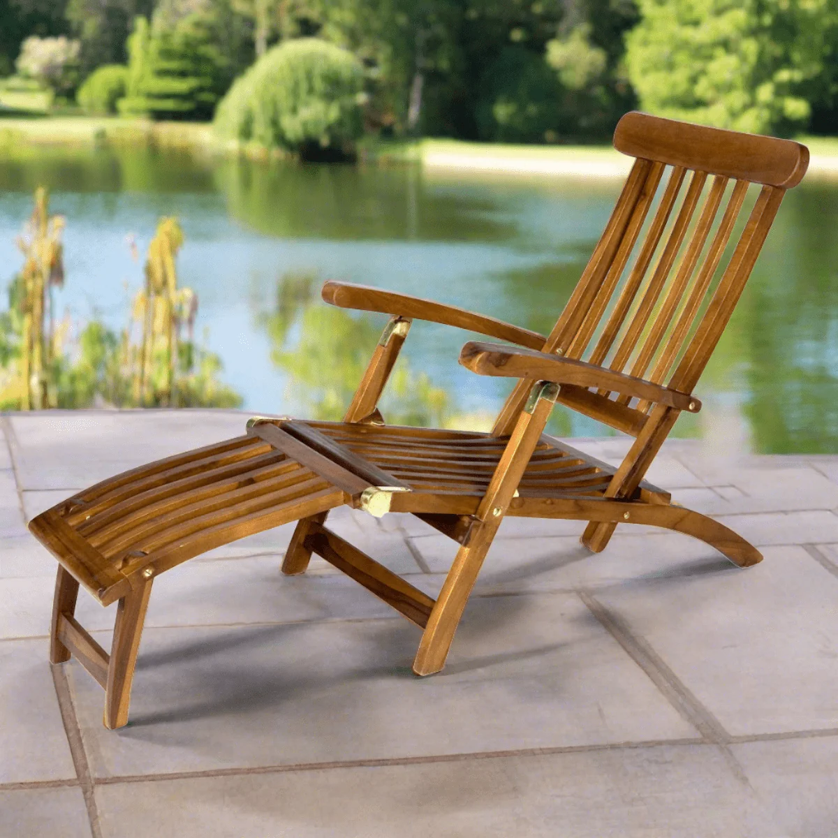 All Things Cedar 5-Position Steamer Chair TF53