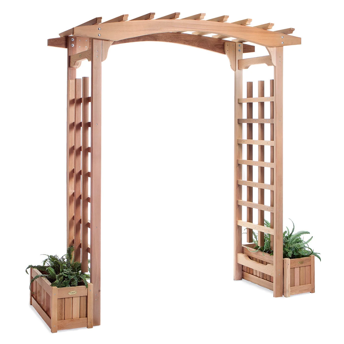 All Things Cedar Pagoda Arbor Planter Box Set PA96-Set - Image 2