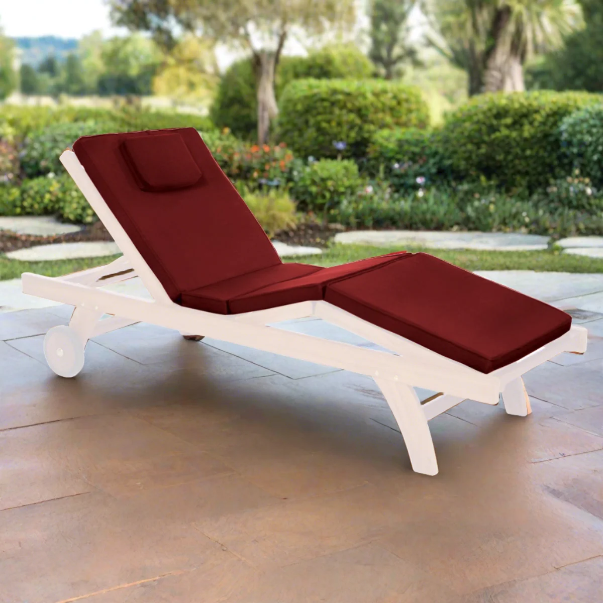 All Things Cedar Red Chaise Lounger Cushion TC70-R