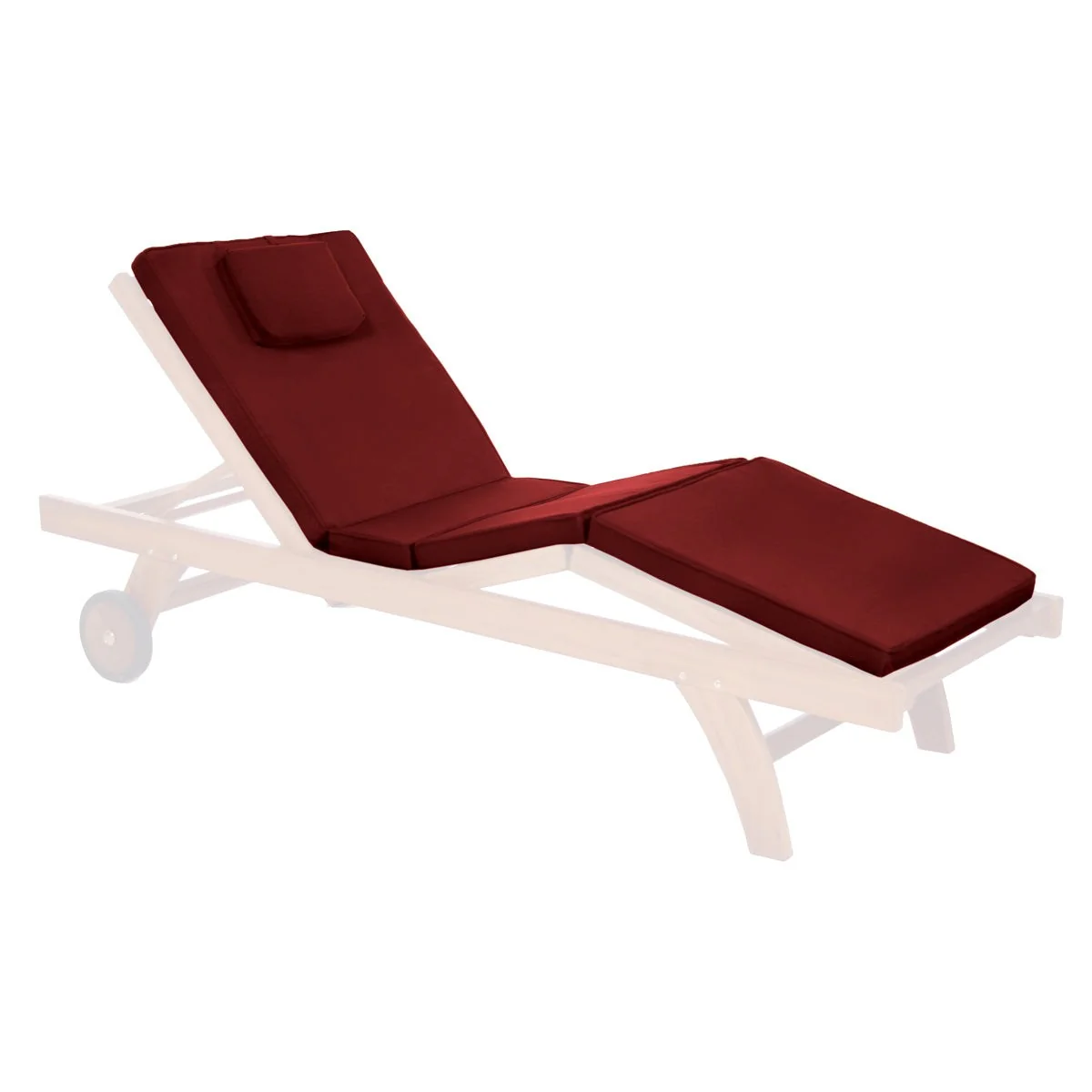 All Things Cedar Red Chaise Lounger Cushion TC70-R - Image 3