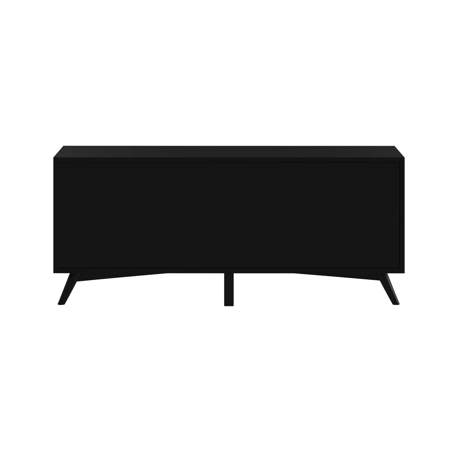 Alpine Furniture Flynn Large TV Console, Black 966BLK-10 - Image 6