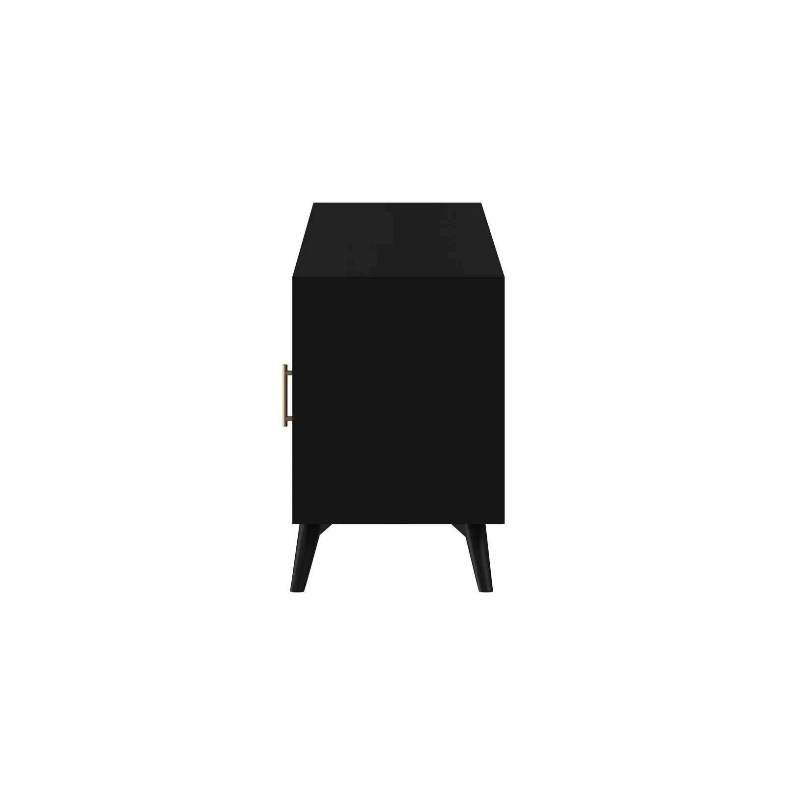 Alpine Furniture Flynn Large TV Console, Black 966BLK-10 - Image 9