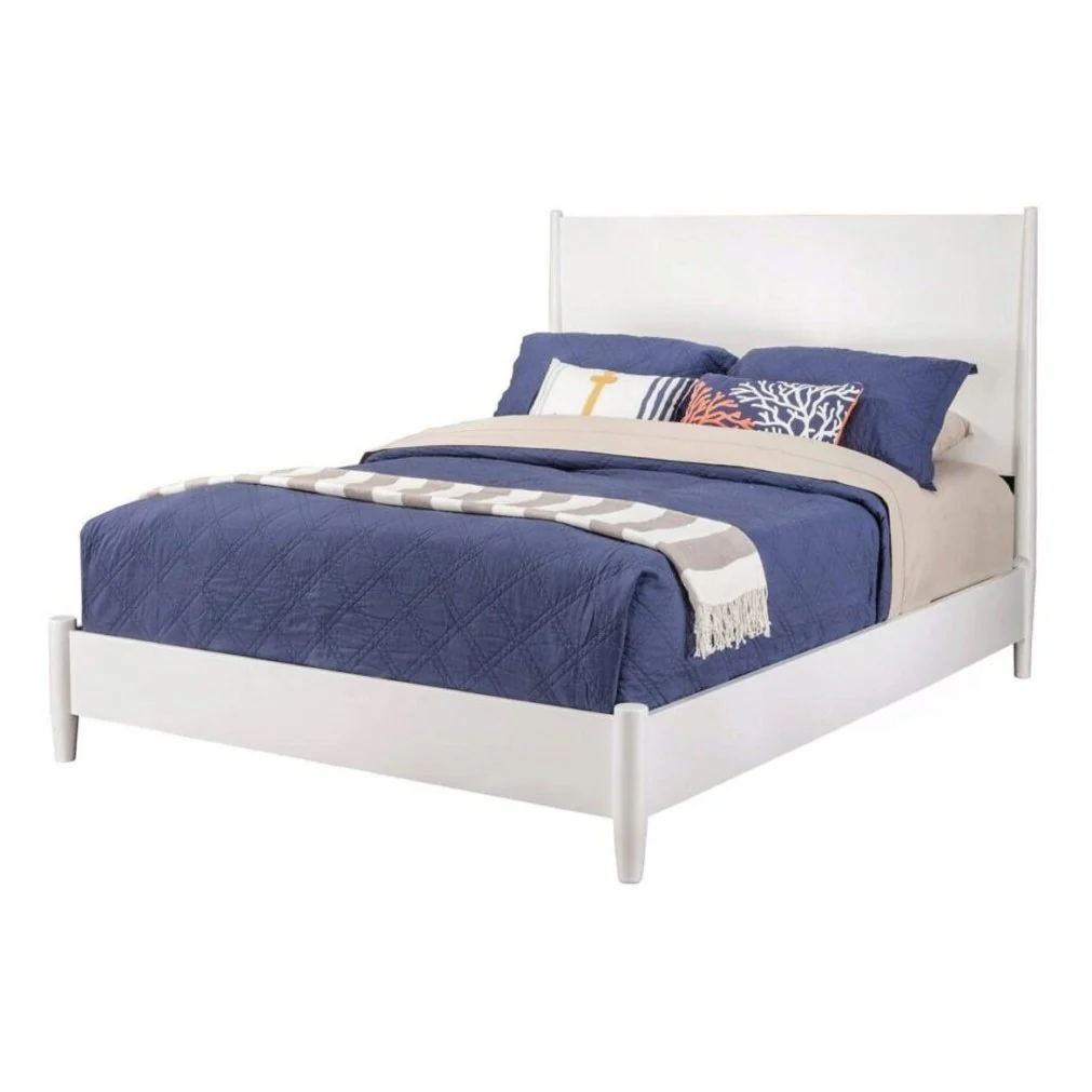 Alpine Furniture Flynn Queen Platform Bed, White 766-W-01Q - Image 2