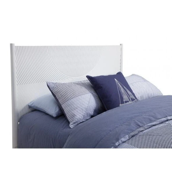 Alpine Furniture Tranquility Full Panel Bed, White 1867-08F - Image 3