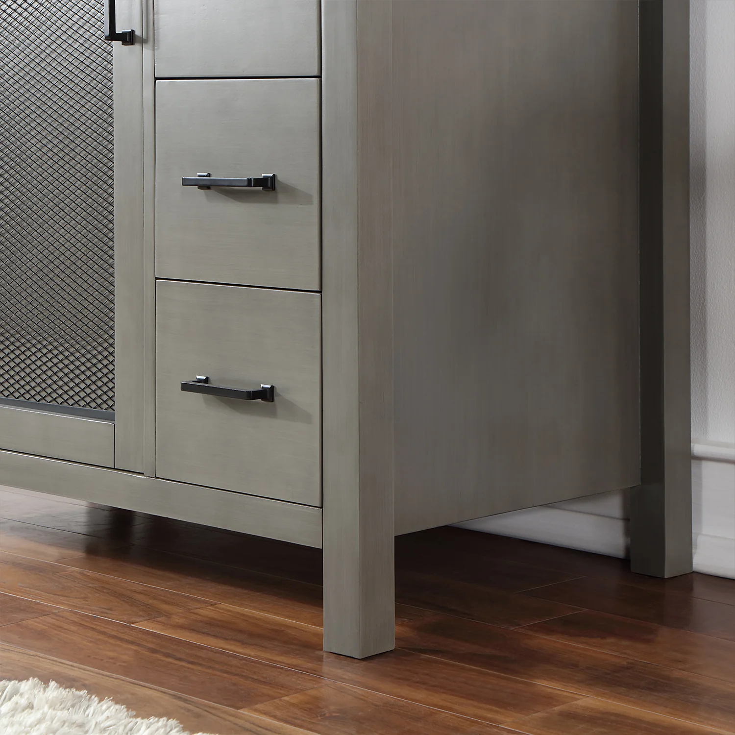 Altair Design Hadiya 42" Single Bathroom Vanity Set in Gray Pine with Aosta White Composite Stone Countertop - Image 12