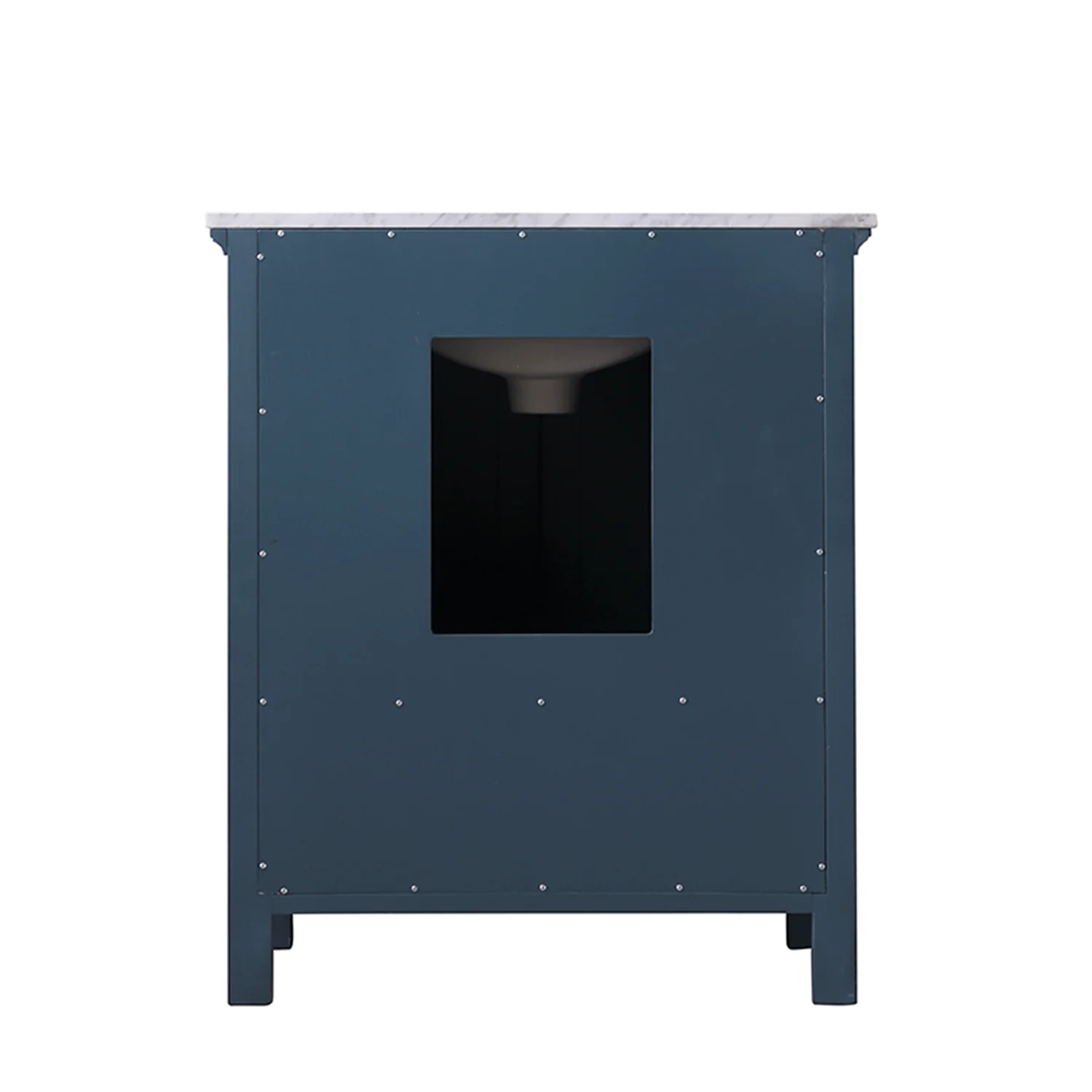 Altair Design Isla 30" Single Bathroom Vanity Set in Classic Blue and Carrara White Marble Countertop - Image 17