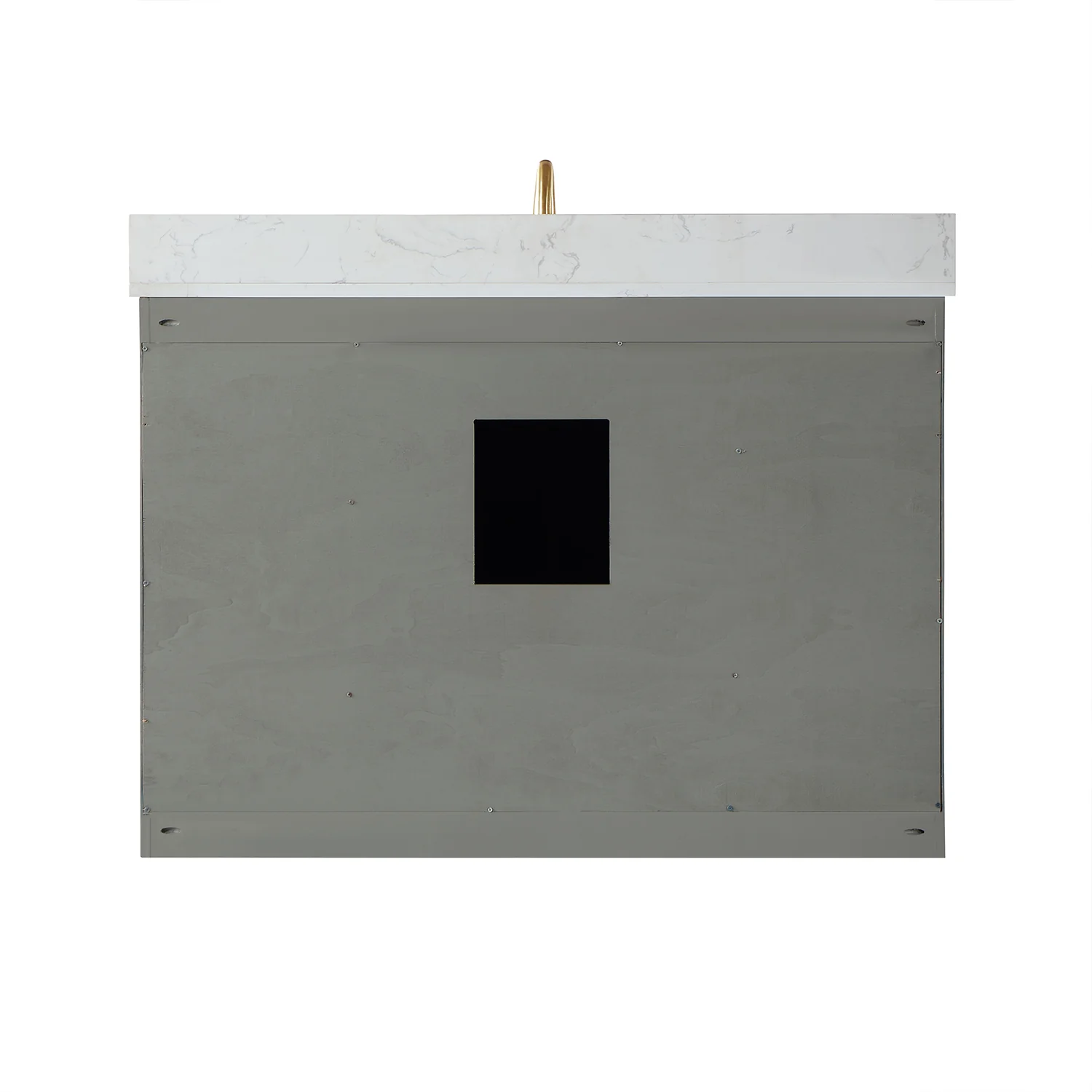 Altair Design Monna 48" Single Bathroom Vanity Set in Gray Pine with Aosta White Composite Stone Countertop - Image 17