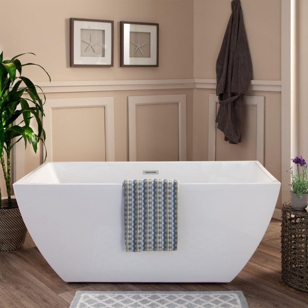 Altair Montague Freestanding Soaking Acrylic Bathtub