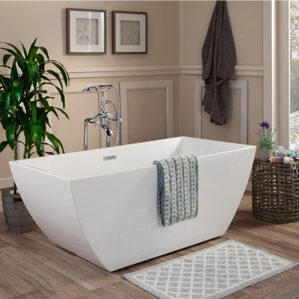 Altair Montague Freestanding Soaking Acrylic Bathtub - Image 10