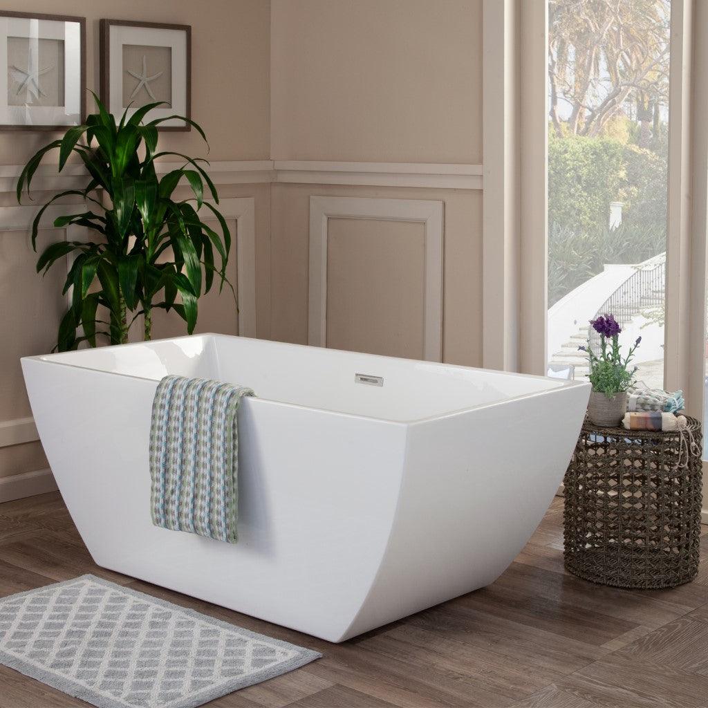 Altair Montague Freestanding Soaking Acrylic Bathtub - Image 14